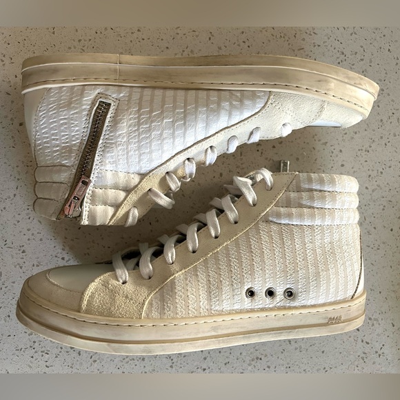 P448 SKATE PEONY HIGH TOP SNEAKERS SIZE 38 (7.5-8) EUC - Picture 4 of 7